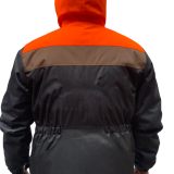 Dog Training Men’s Jacket (Orange Wave)